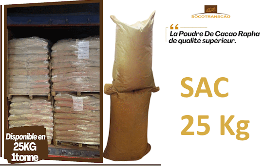 POUDRE DE CACAO 25Kg