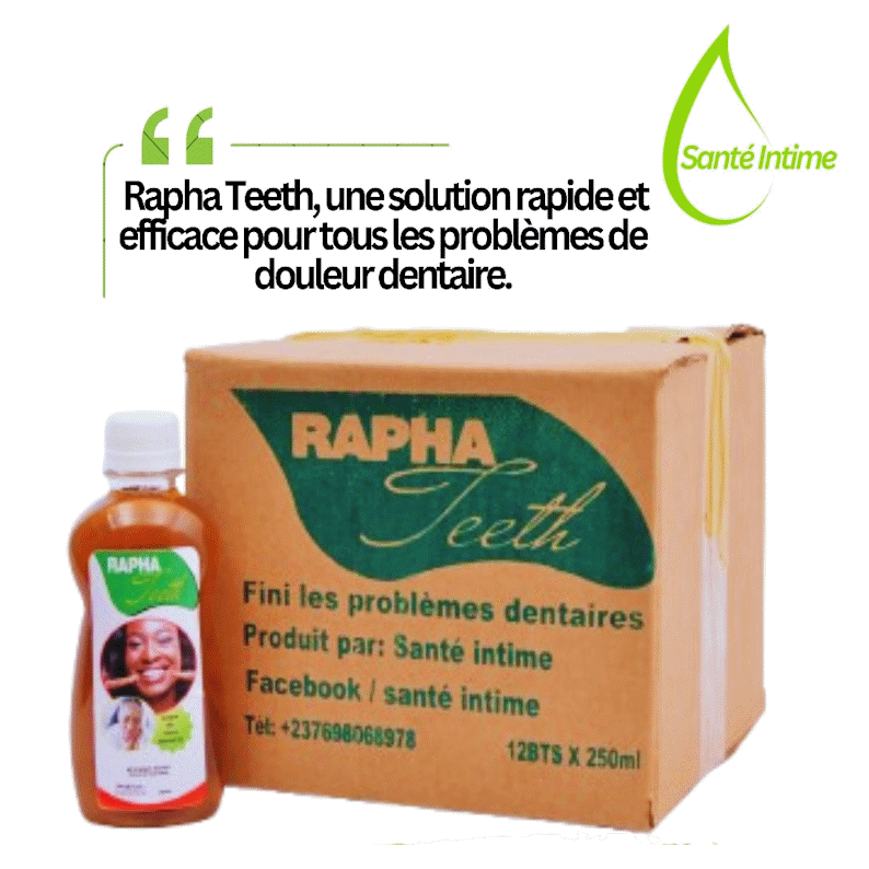 RAPHA TEETH - EN CARTON 12 BOUTEILLES 250 ML